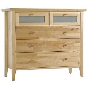 Accent Three and Two Drawer Chest