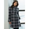 Unbranded Amara Double Breasted Check Coat