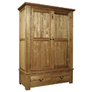 Antibes oak double wardrobe assembled furniture