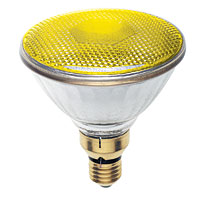 Unbranded BE03155 - 80 Watt Yellow ES PAR38 Bulb