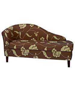 Unbranded Cadogan Chaise Chocolate