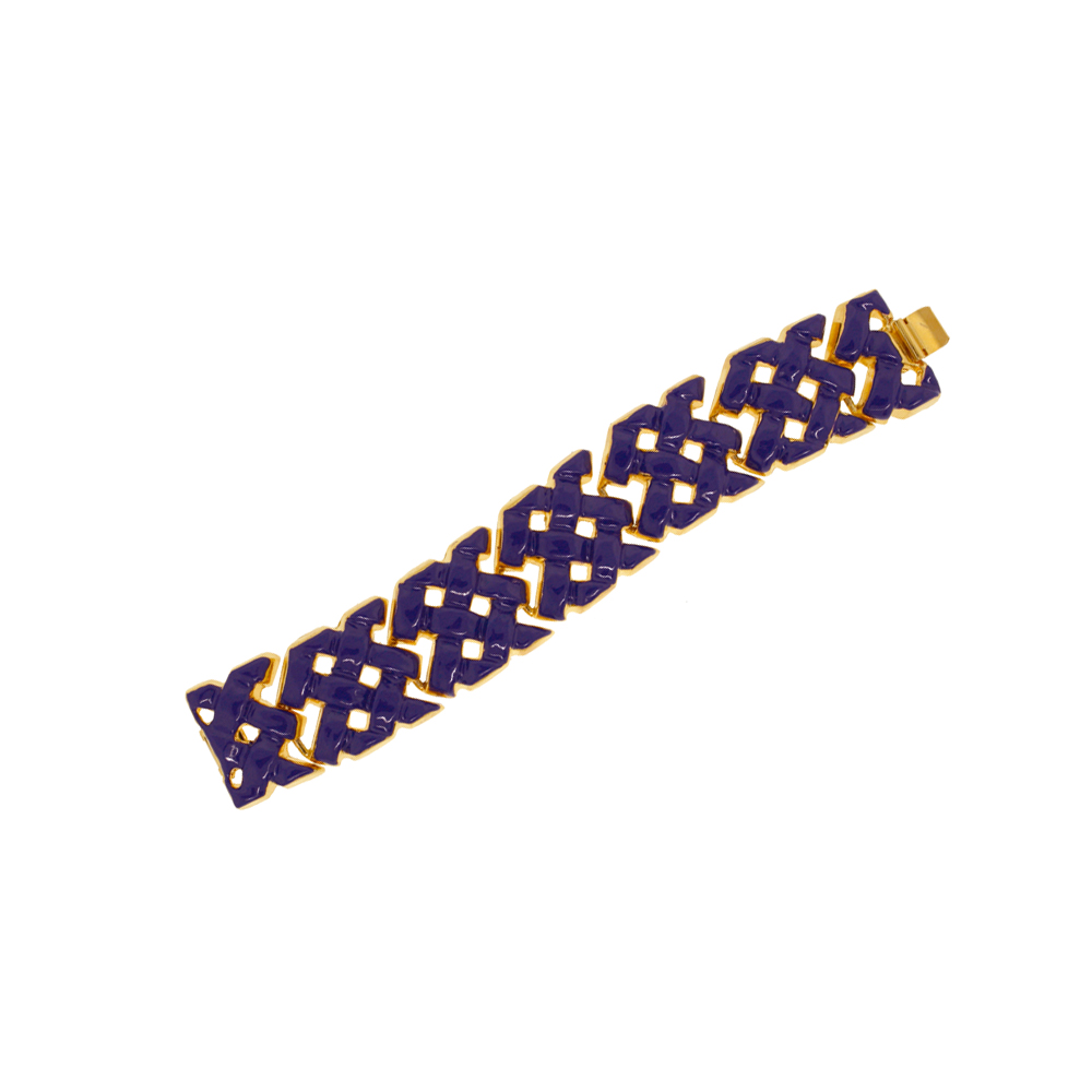 Unbranded Caged Bracelet - Purple