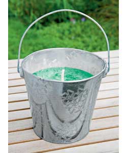 Unbranded Citronella Filled Candle Bucket