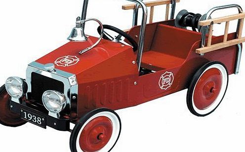Unbranded Classic Pedal Fire Engine 1938- Great Gizmos