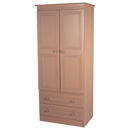 Corrib Beech 2 drawer wardrobe furniture