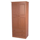 Corrib Pine 2 drawer wardrobe furniture