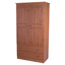Corrib Pine wide 2 drawer wardrobe furniture