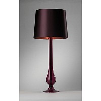 Unbranded DADIL4061 - Purple Glass Table Lamp