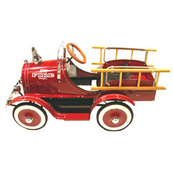 Deluxe Red Pedal Fire Engine