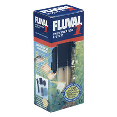 The Fluval Underwater Filter circulates and aerates efficiently and purifies mechanically and biolog