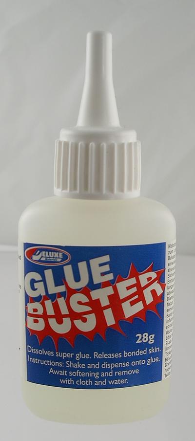 Glue Buster by Delux Materials. This product is excellent for use with cyno glues such as Rocket