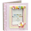 This beautiful pink baby girl photo album is a wonderful gift to give or to buy for yourselves to