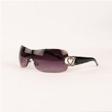 Unbranded Heart Ring` Overshield Fashion Sunglasses
