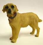 The handsome Golden Labrador Dog is in 1:12 scale and is made by Heidi Ott. This product is also