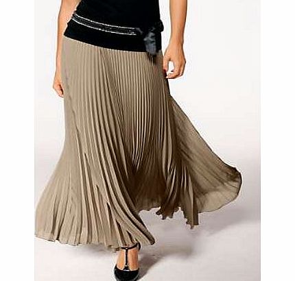 Unbranded Heine Pleated Maxi Skirt