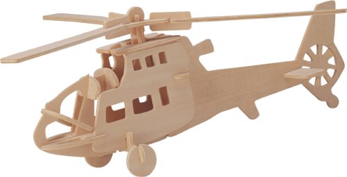 Helicopter - Woodcraft Construction Kit- Quay