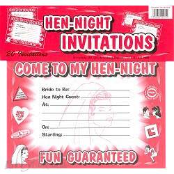 Hen Night invitations - pack of 20