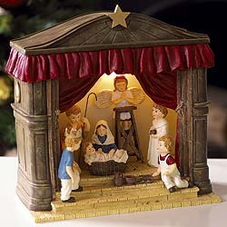 Illuminated Nativity