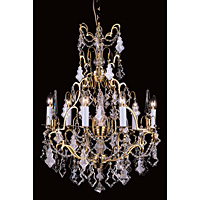 Unbranded IMCP00669 6 1 FG - 7 Light French Gold Chandelier
