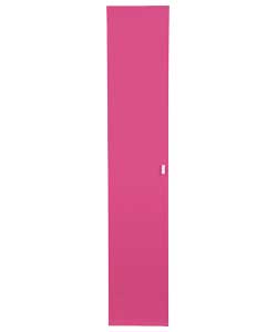 Unbranded Kids Modular Single Wardrobe Door - Pink Gloss