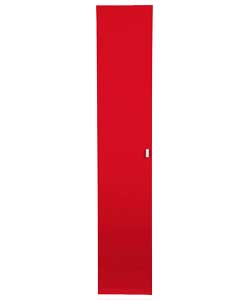 Unbranded Kids Modular Single Wardrobe Door - Red Gloss