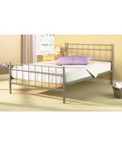Lattice Double Bedstead with Firm Mattress
