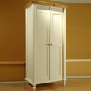 Lilly Painted all hanging pine single wardrobe