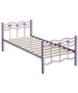 Lucy Single Lilac Bedstead - Frame Only
