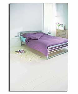 Magna Double Bedstead/Side Tables/Sprung Mattress