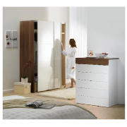 Unbranded Mugello double wardrobe with drawers