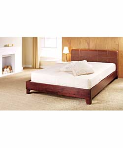 Naples Leather Bedstead with Deluxe Mattress
