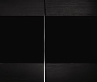 Unbranded Nyah Tall 2 Door Sliding Wardrobe - Black Gloss