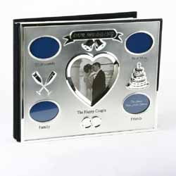 An attractive and unusual silver plated album.  On the front cover you can put photographs of The