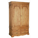Regency Pine double wardrobe furniture