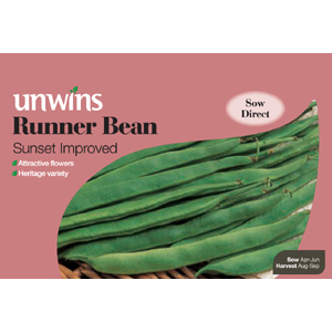 Unbranded Runner Bean Sunset Seeds
