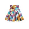 With adjustable ruching so it can be worn as either a skirt or dress. Fully lined. Washable. Skirt: 