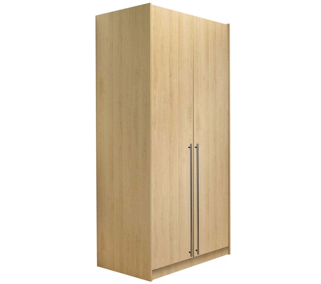 Unbranded space2fit Beech Double Wardrobe