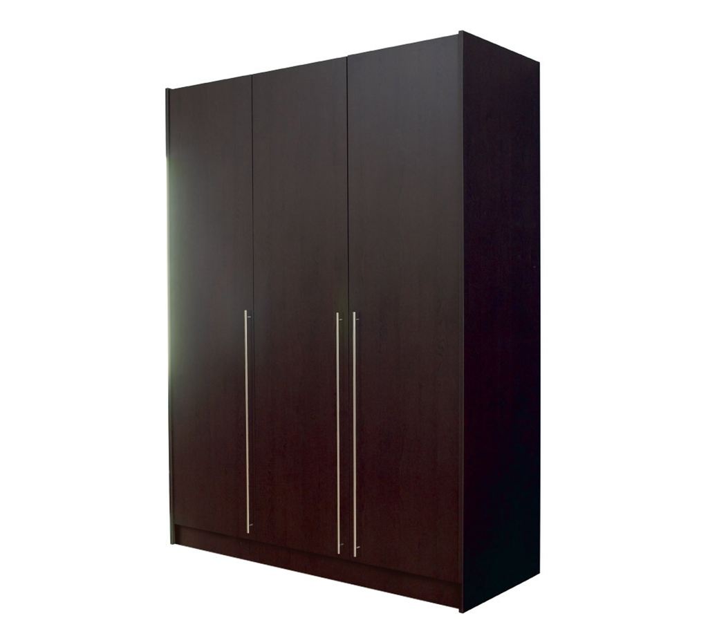 Unbranded space2fit Wenge Triple Wardrobe with internal
