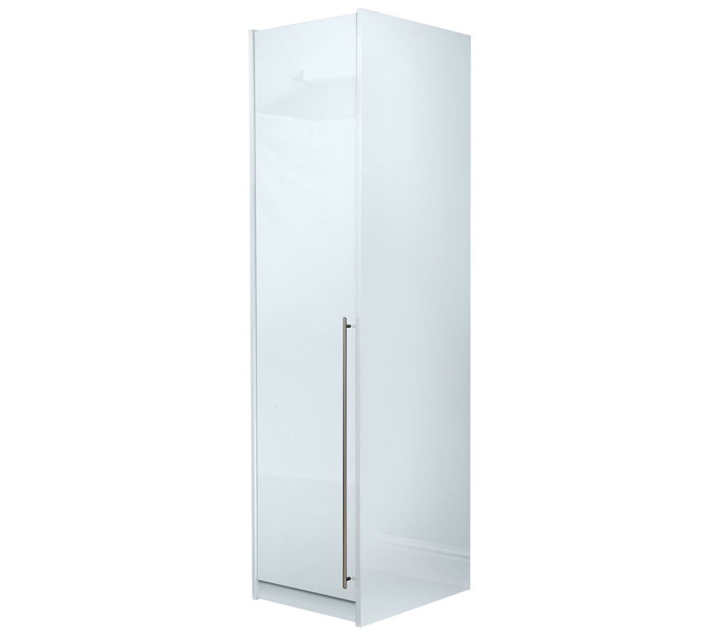 Unbranded space2fit White Gloss Single Wardrobe with