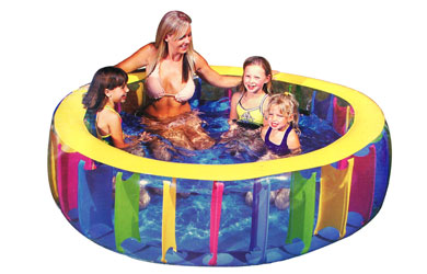Unbranded Splash and Play 6ft Multi-colour Pool