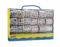 Sticker Box With 24 Rolls Of Stickers