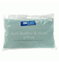 The Big Sleep Duck Feather and Down Pillow