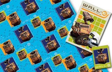 Unbranded WALL.E - Giftwrap, Card and Tag Set