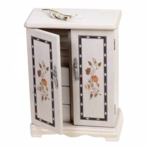 Unbranded White Marquetry Collection - Chloe Jewel Wardrobe
