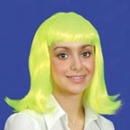 Wig - Cheerleader - Neon yellow