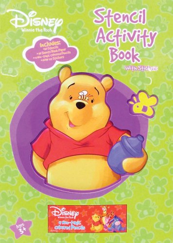 Winnie the Pooh Stencil Activity Book (WINNIE THE POOH)- Flair Leisure Product Plc