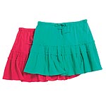 Womens Pack of 2 Crinkle Skirts