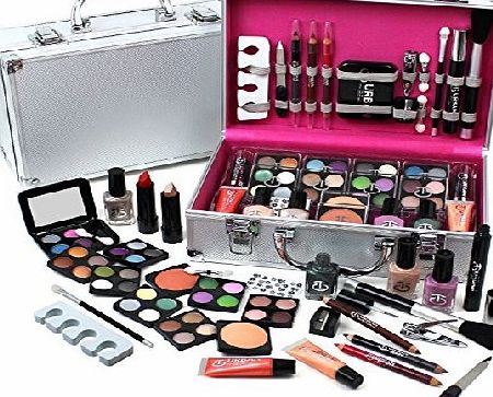 Urban Beauty - Vanity Case Cosmetic Make Up Urban Beauty Box Travel Carry Gift Storage 64 Piece - New for 2016
