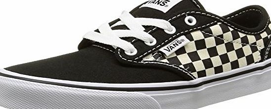 Vans Atwood, Boys Low-Top Sneakers, Black (checkers/black), 5 UK ,38 EU