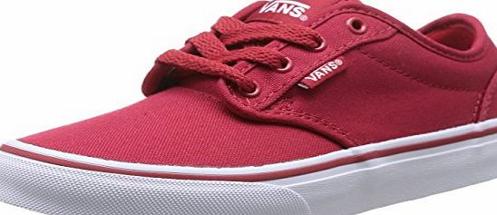 Vans Atwood, Unisex Kids Low-Top Sneakers, Red ((Canvas) Red/White),6 UK (39 EU)
